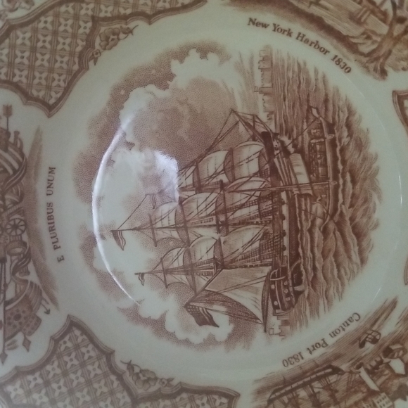 Vintage Fair Winds salad bowl - Picture 3 of 4